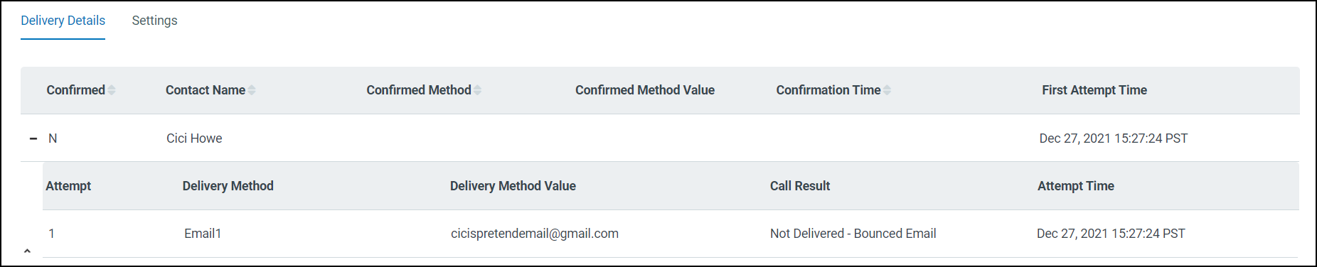 Enhanced Email Status Tracking