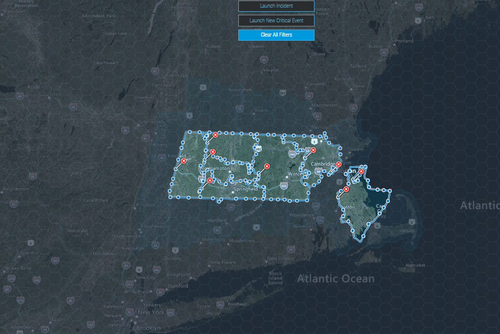 Area filters to save as a view