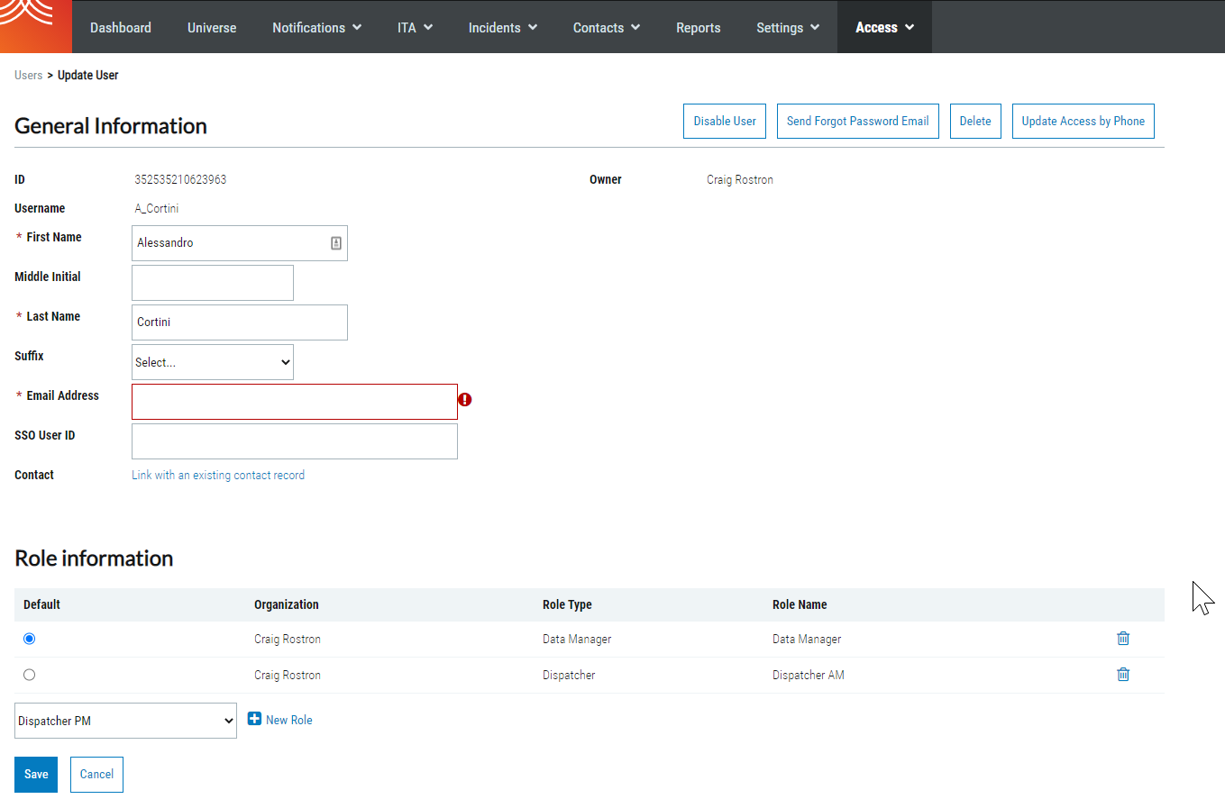 EBS How to Delete Roles From a User in Everbridge Suite Everbridge