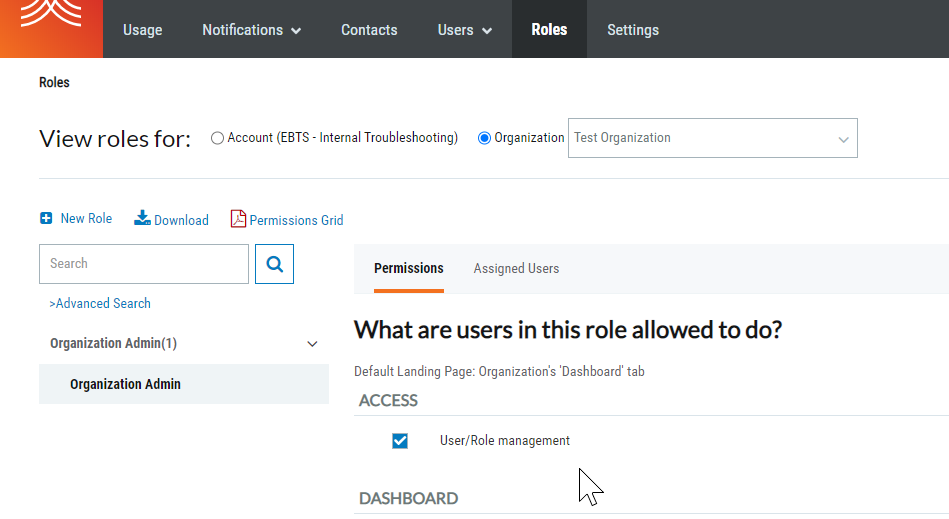 EBS How to Enable the Access Tab in the Everbridge Suite Manager