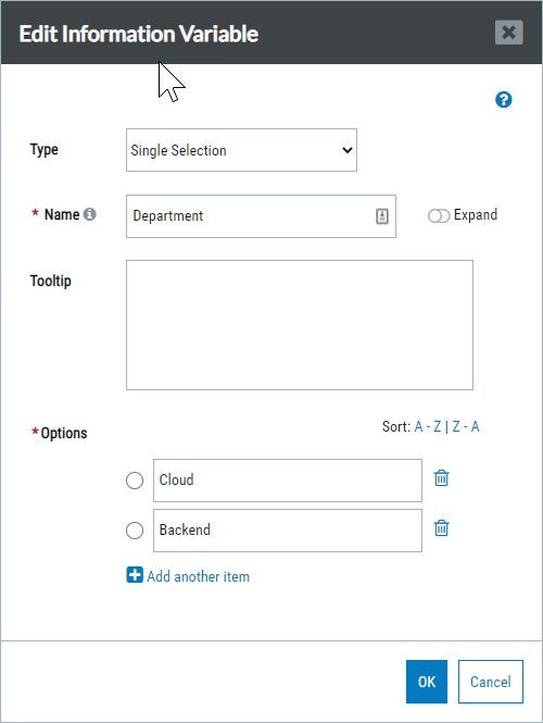 Department Incident Variable