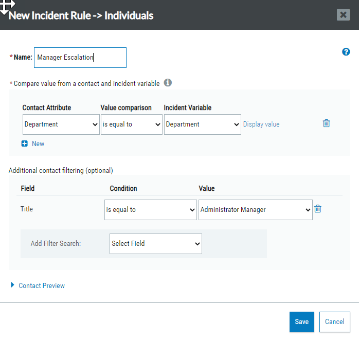 Incident Rule