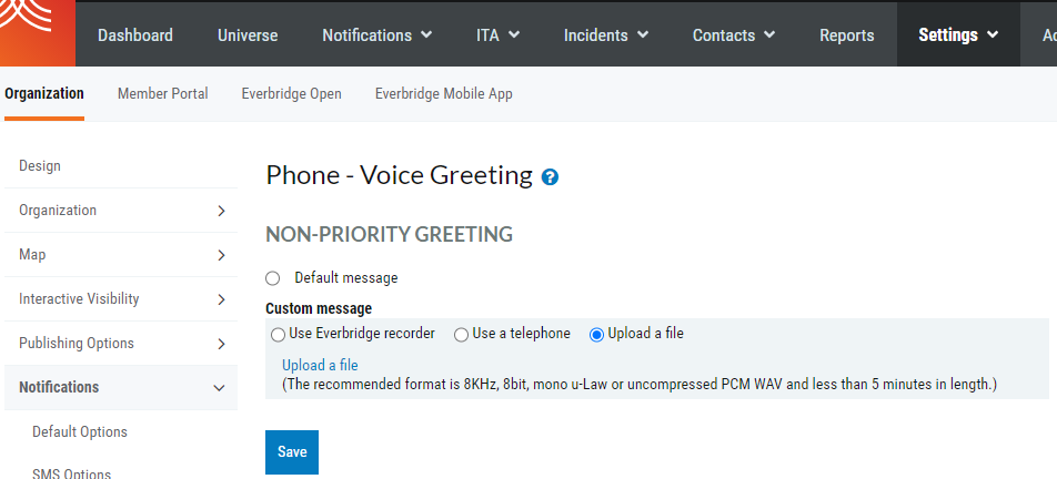 Voice Greeting By Upload