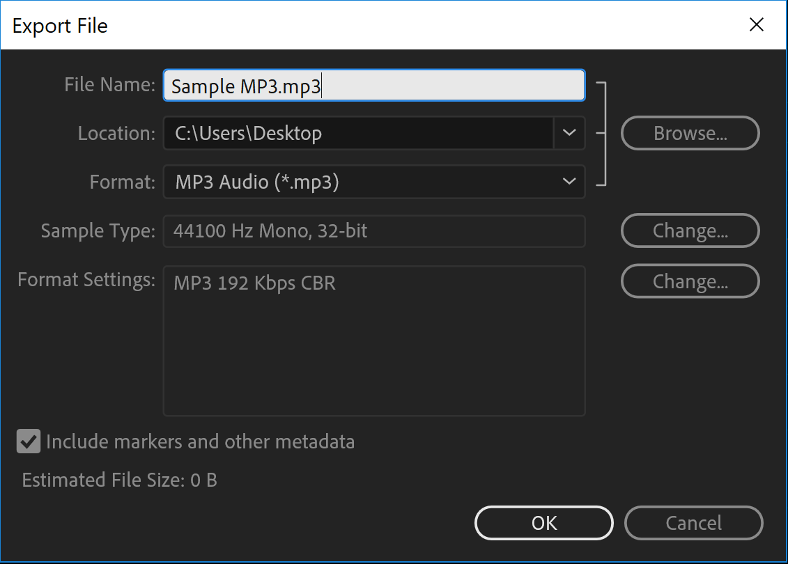 Saving an MP3 File