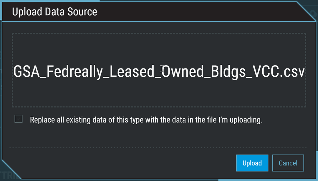 Upload Data Source